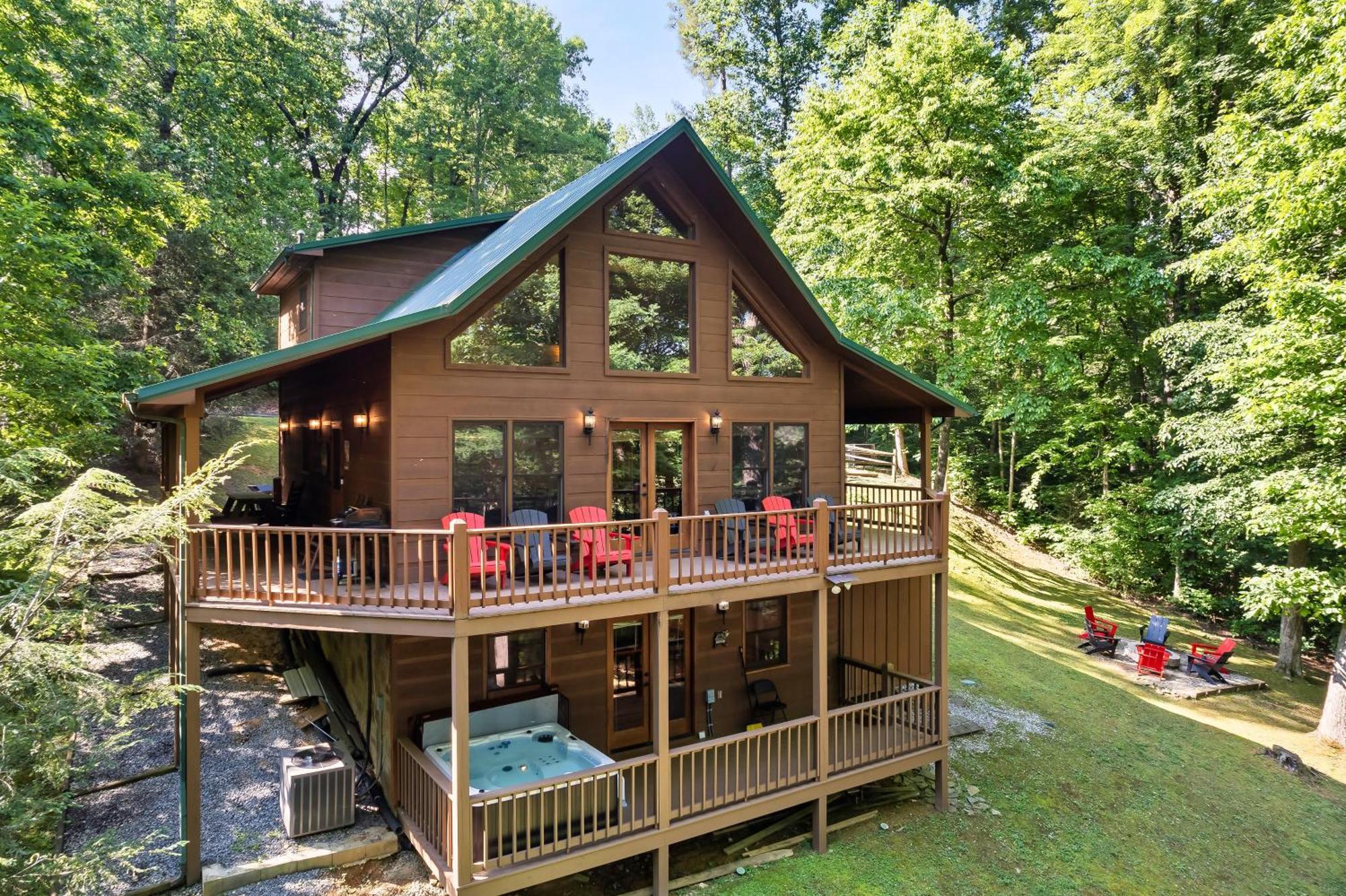 Peaceful Family Cabin With Hot Tub, Game Room, & More! Sevierville Exterior foto