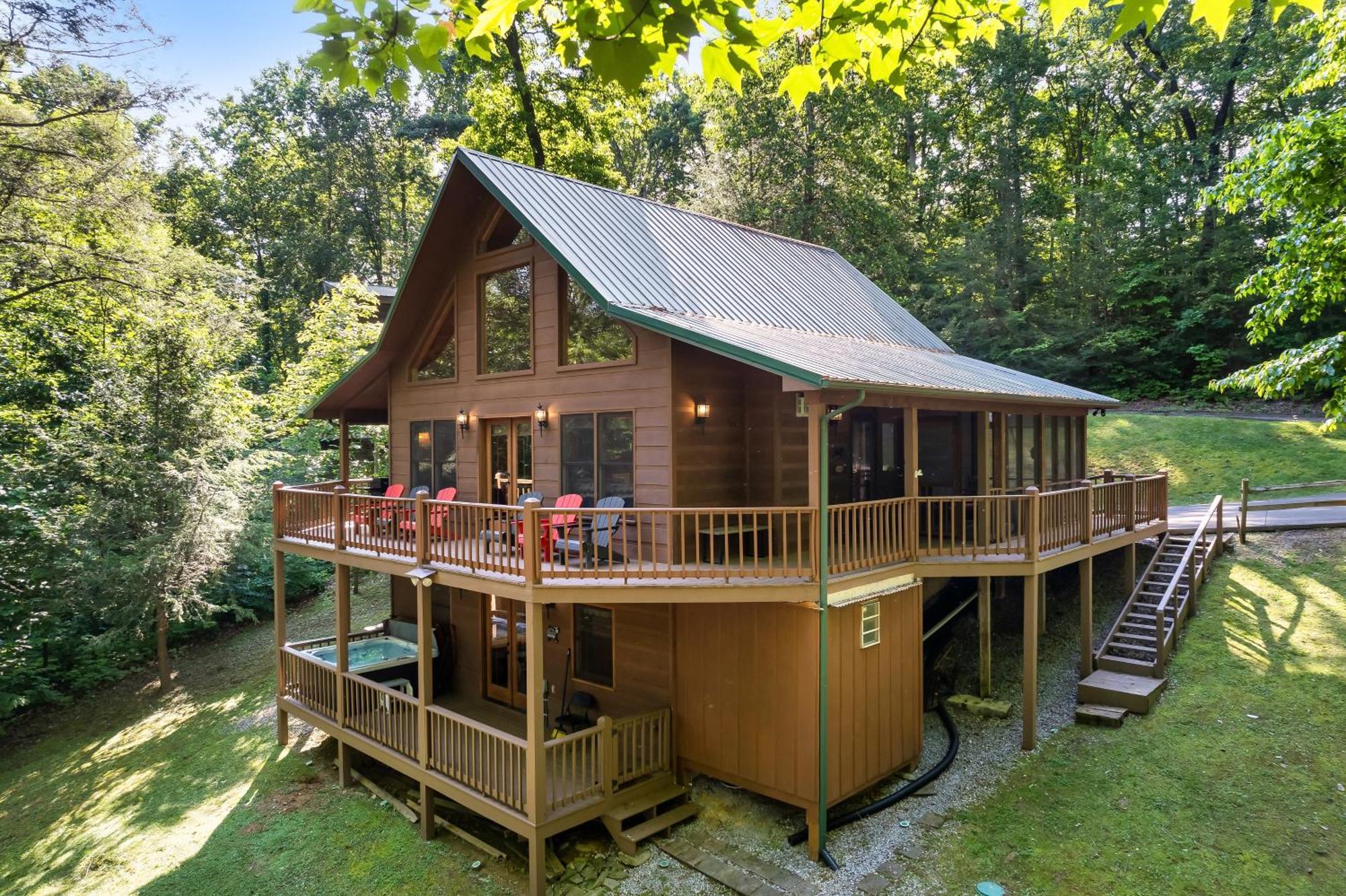 Peaceful Family Cabin With Hot Tub, Game Room, & More! Sevierville Exterior foto